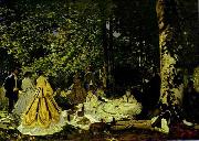 Claude Monet Le dejeuner sur l herbe oil painting on canvas